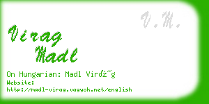 virag madl business card